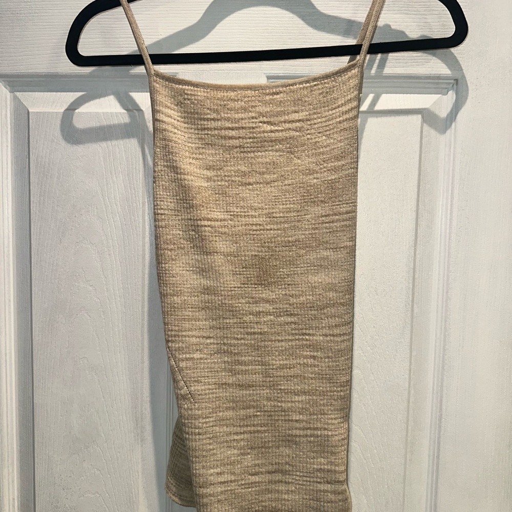 Banana Republic Beige Ribbed Camisole